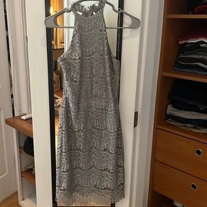 Silver cocktail dress!